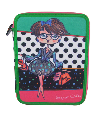 Χρωματισμένη σακούλα 25×19.5×4.5 εκατ. Zippered περιπτώσεων περίπτωσης μολυβιών 2 φερμουάρ/μολυβιών των παιδιών